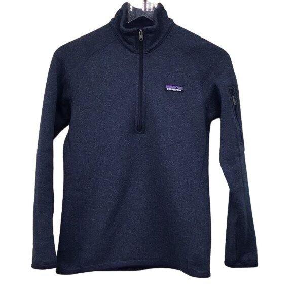 Patagonia Womans XS 1/4 Zip Better Sweater Classic Navy - Picture 1 of 8